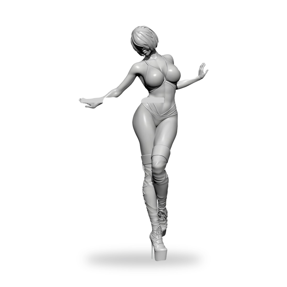 1/24 Pin-Up Female Swimsuit Resin Figure Kit - view 2