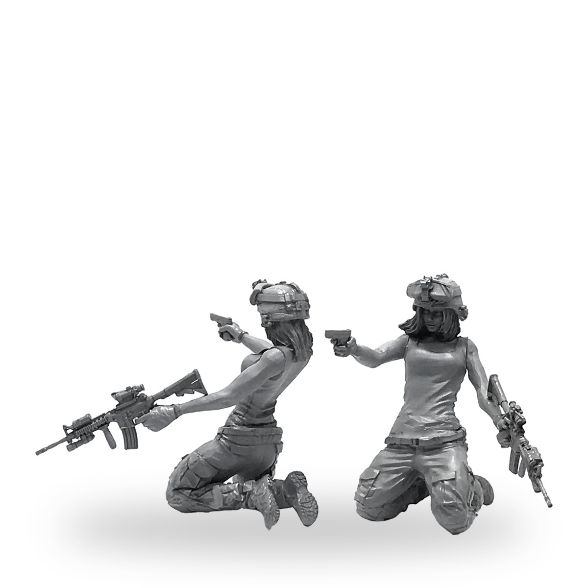 1/35 US Female Soldier Operation Crossfire Resin Figure Kit - view 2