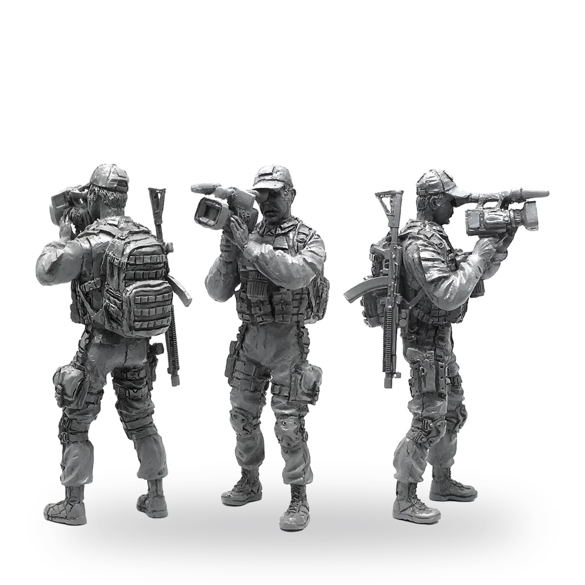 1/35 Modern Armed Ground Soldier Video Shoot Resin Figure Kit - view 2