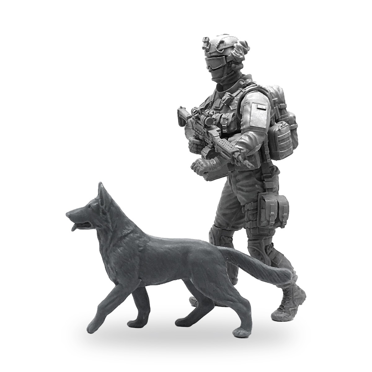 1/35 Modern K9 Military Dog Resin Figure Kit - view 2