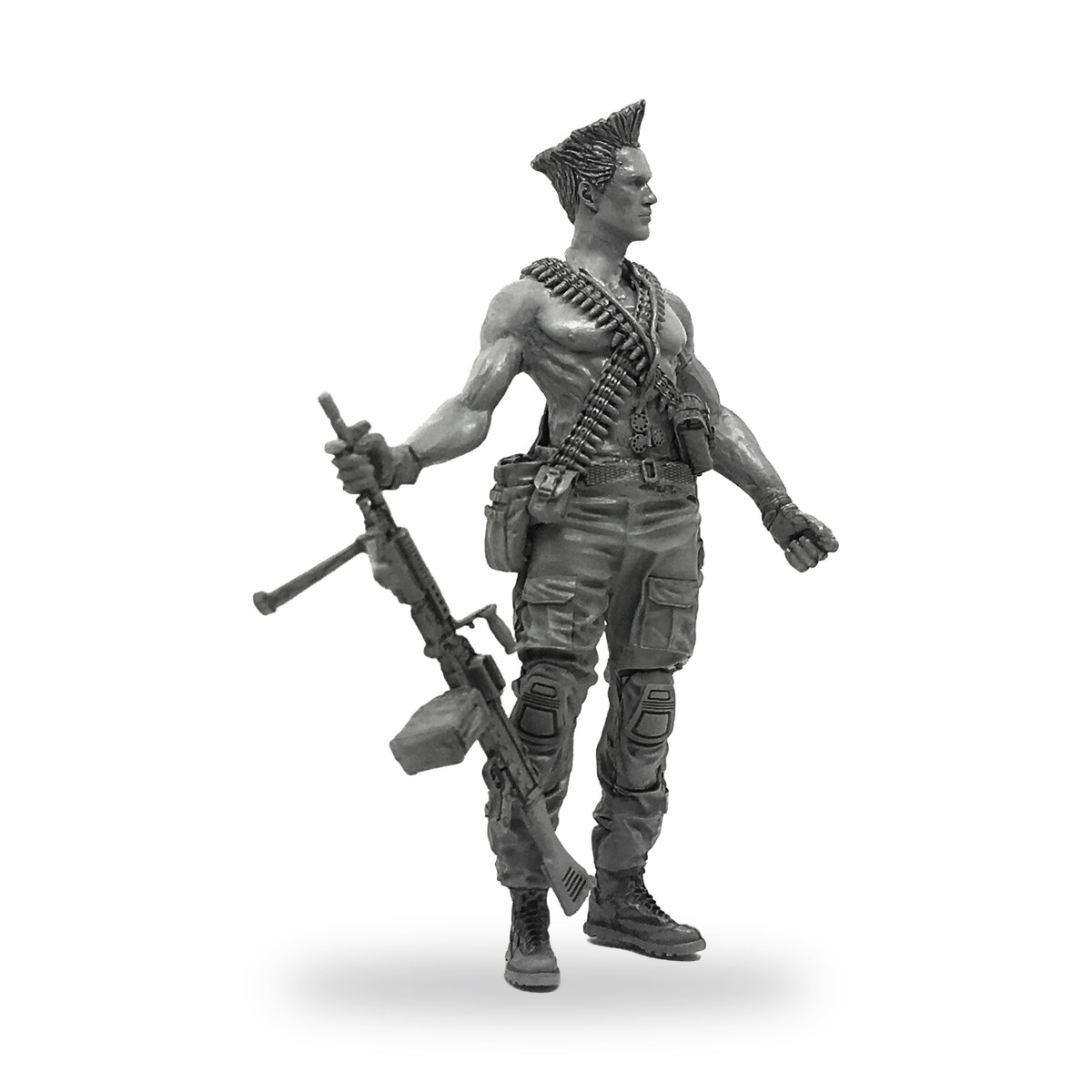 1/35 Modern Soldier Bandolier Ammo Machine Gun Resin Figure Kit - view 2