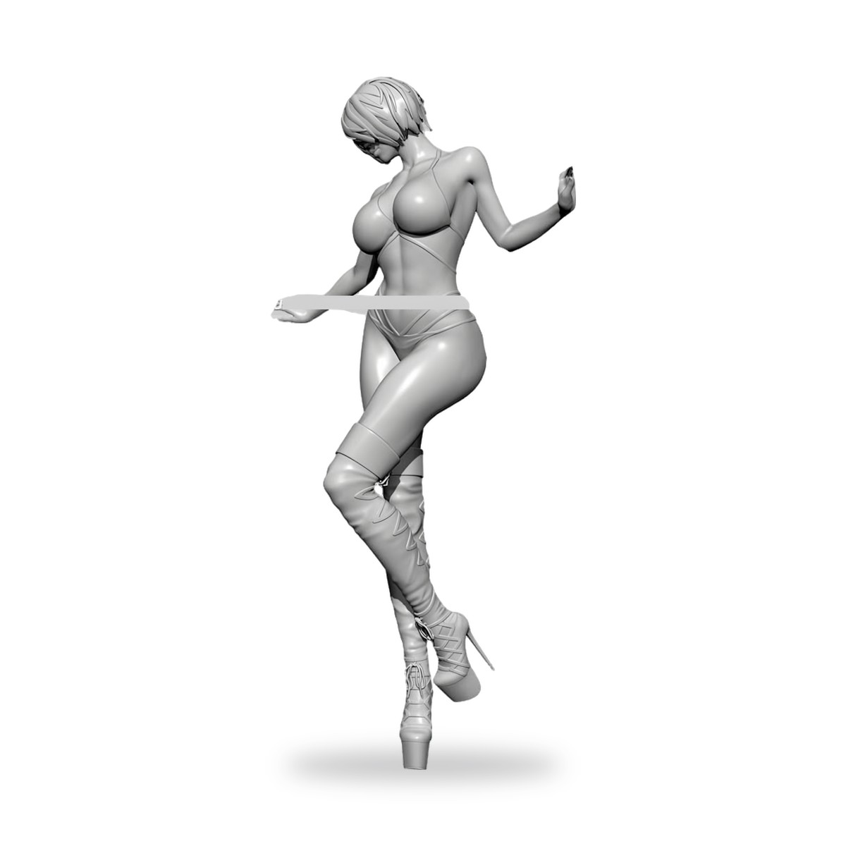 1/24 Pin-Up Female Swimsuit Resin Figure Kit - view 3