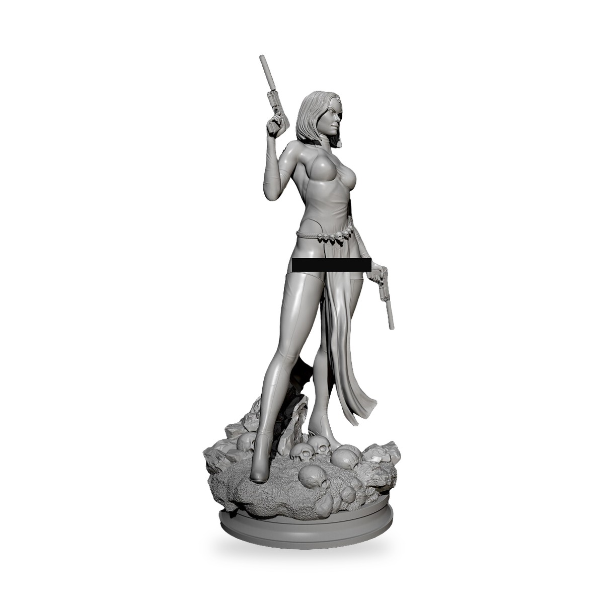 1/24 Female Assassin Spy Resin Figure Kit Unpainted - view 2