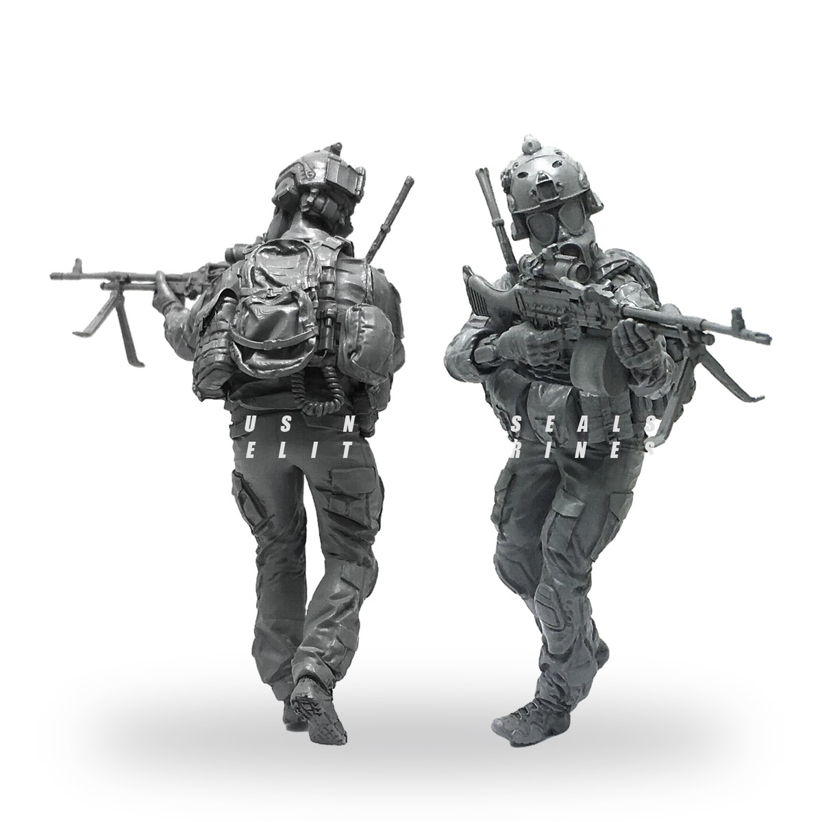 1/35 CBRN Machine Gun Soldier Resin Figure Kit - view 2