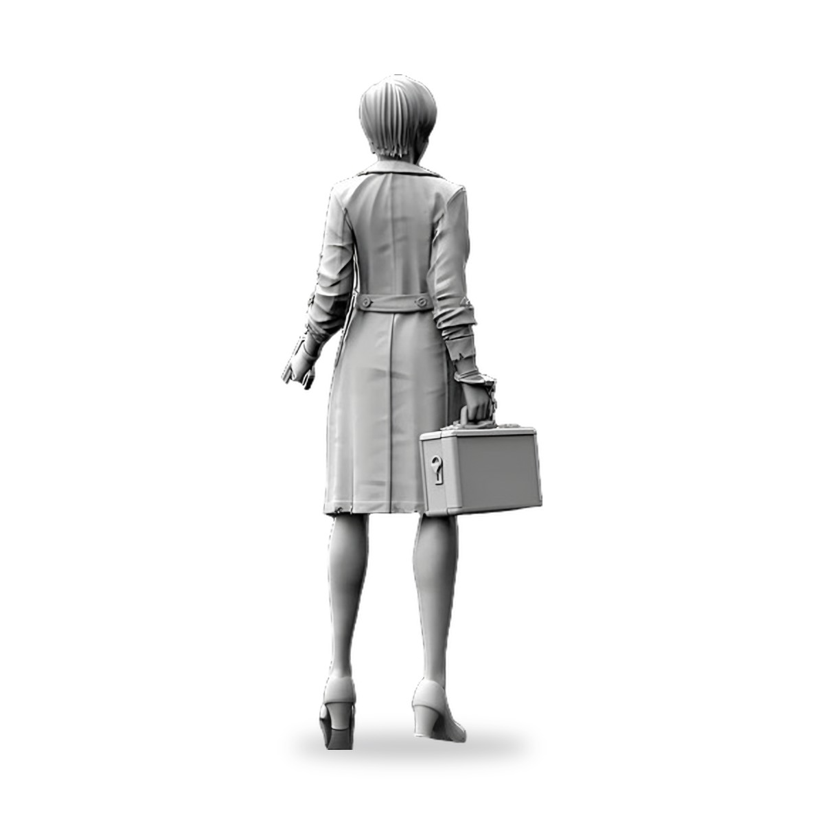 1/35 Female Secret Agent Researcher Resin Figure Kit - view 2