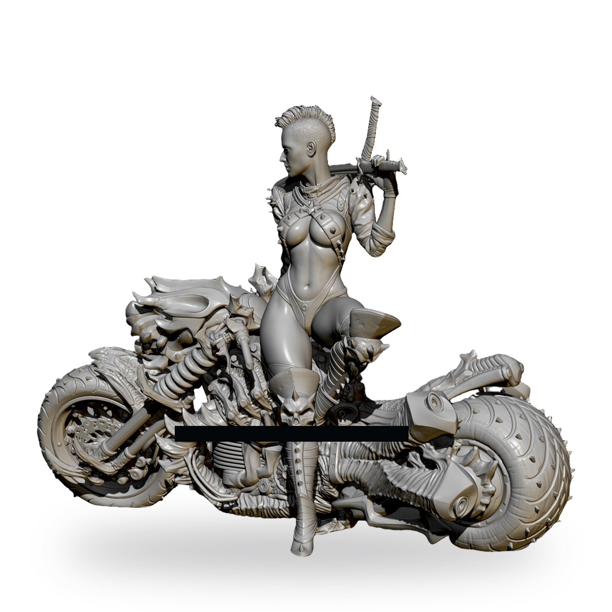 1/24 Fierce Rider Ghost Motorbike Resin Figure Kit - view 2