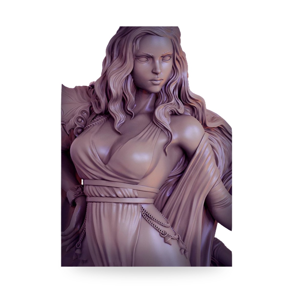 Ancient Goddess Fantasy Woman Resin Figure Kit - view 2
