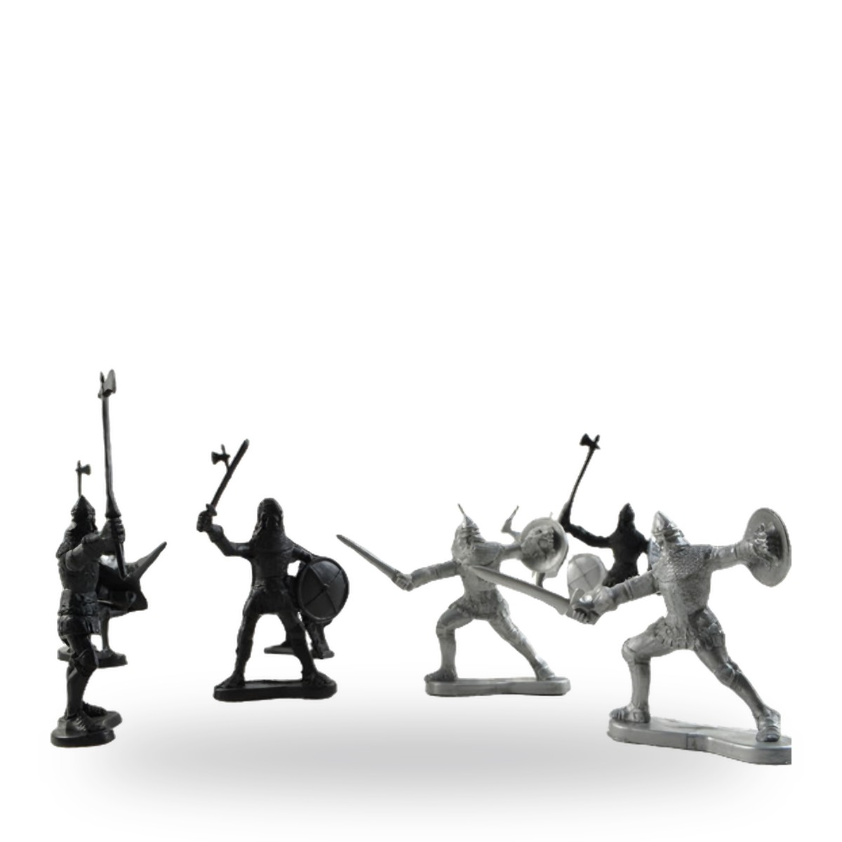 Medieval Knights Army Archer Plastic Miniature Model Kit Set - view 2