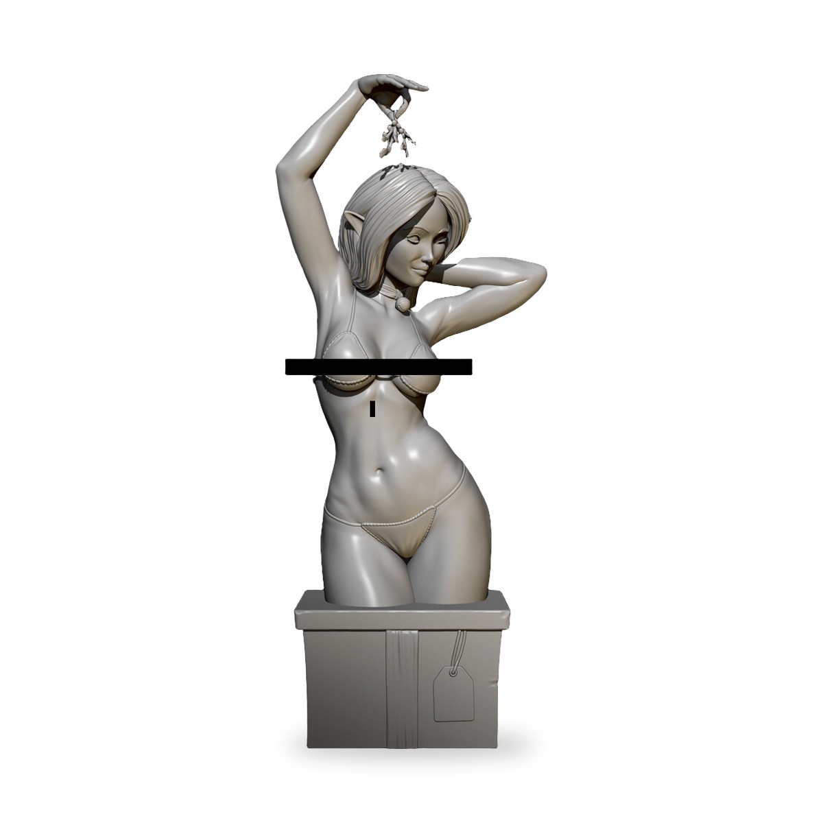 1/24 Dancing Elf Pin-Up Bust Resin Figure Kit - view 2