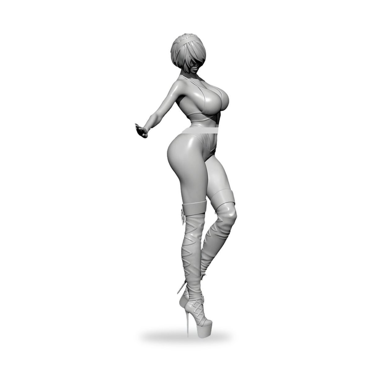 1/24 Pin-Up Female Swimsuit Resin Figure Kit - view 4