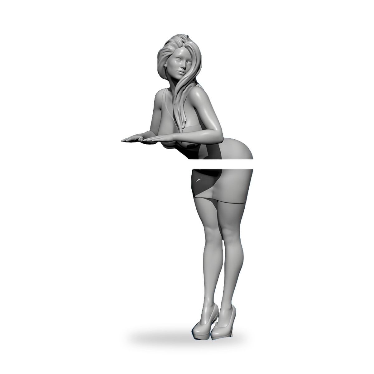 1/35 Runway Idol Glamour Show Girl Resin Figure Kit - view 3