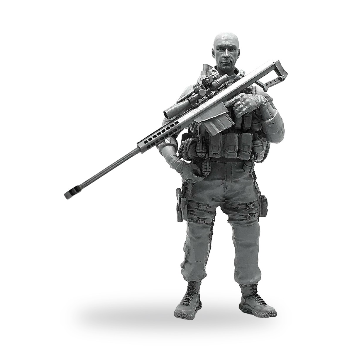 1/35 Modern Military Sniper Resin Figure Kit Unassembled - view 2