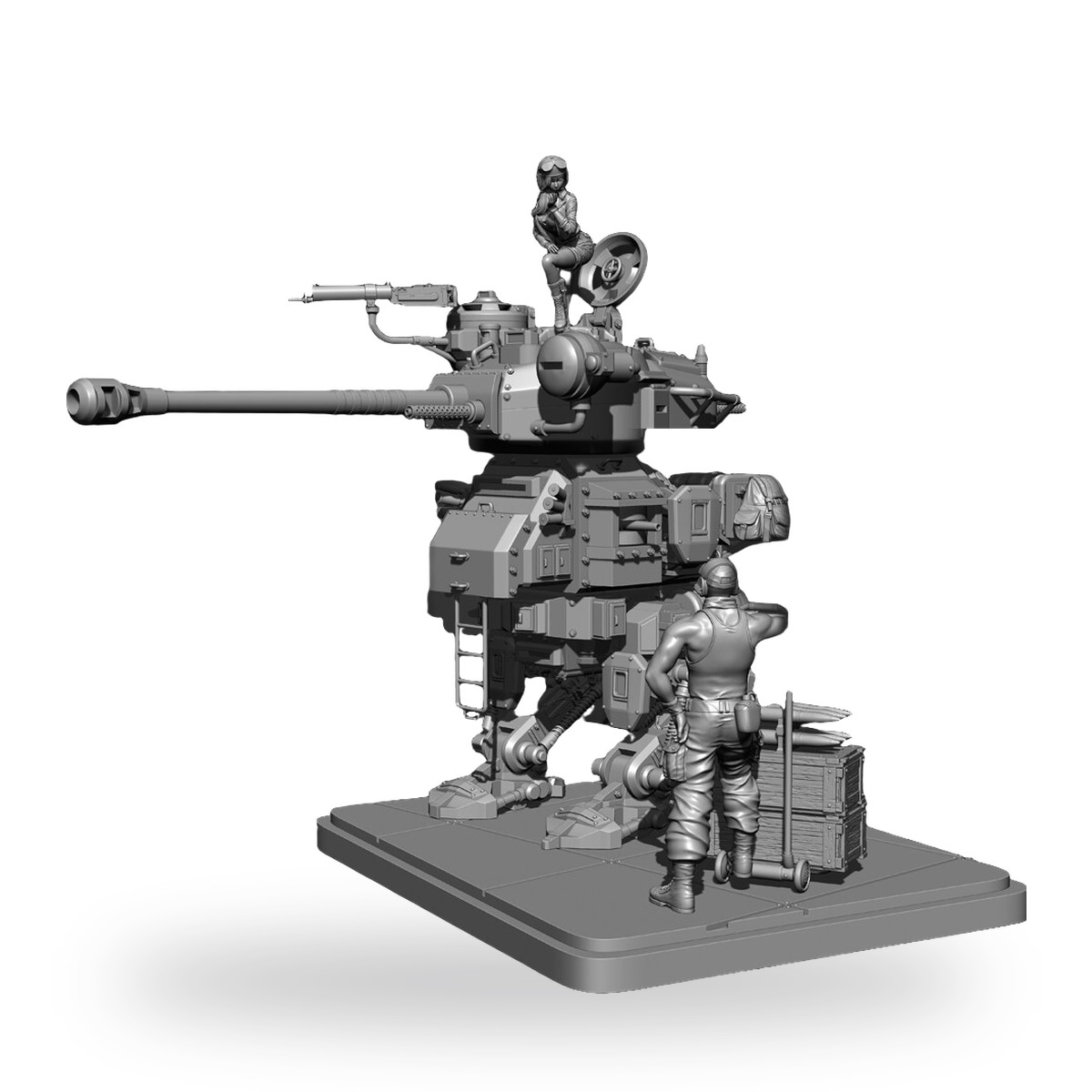 1/35 Modern Military Duo Resin Figure Kit Unpainted - view 2