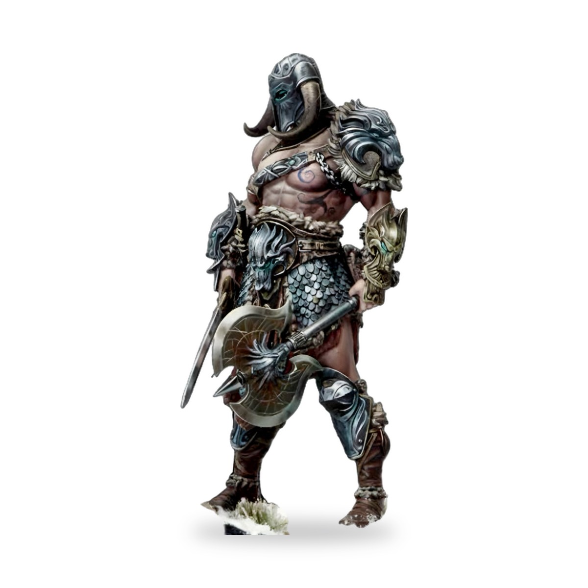 1/24 Nordic Dragon Slayer Berserker Resin Figure Kit - view 2