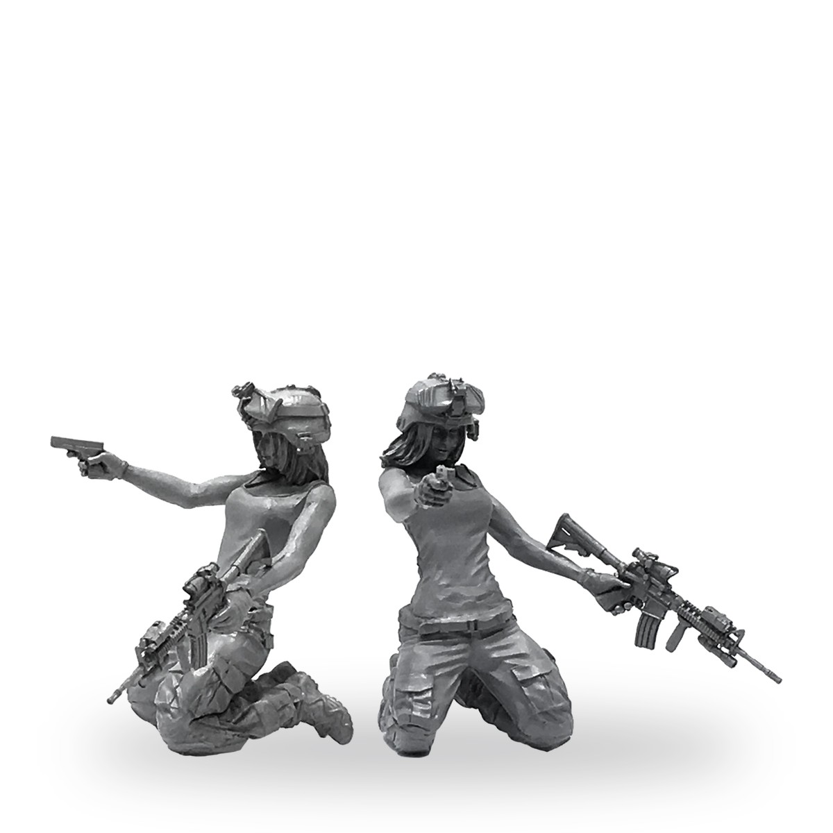 1/35 US Female Soldier Operation Crossfire Resin Figure Kit - view 3