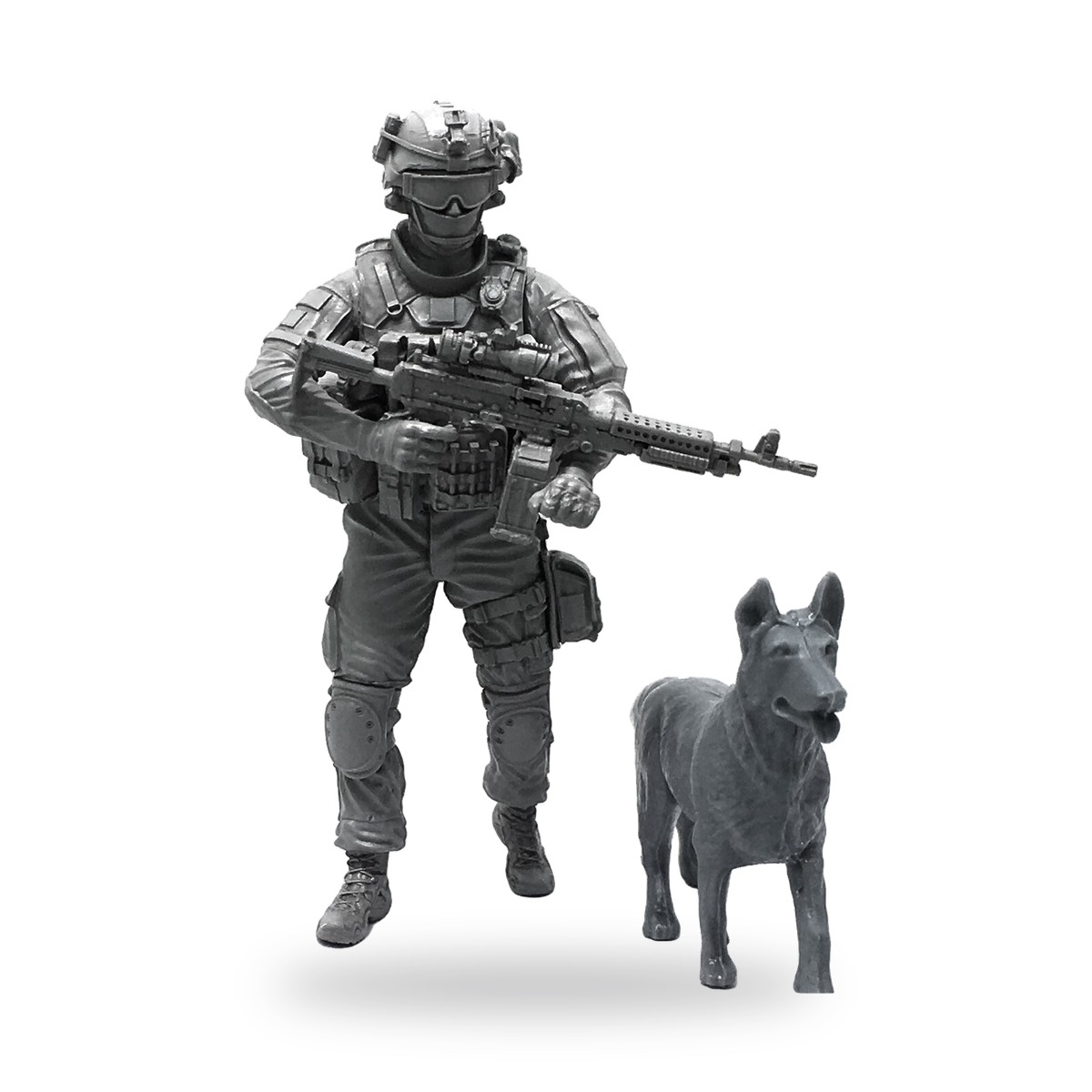1/35 Modern K9 Military Dog Resin Figure Kit - view 3