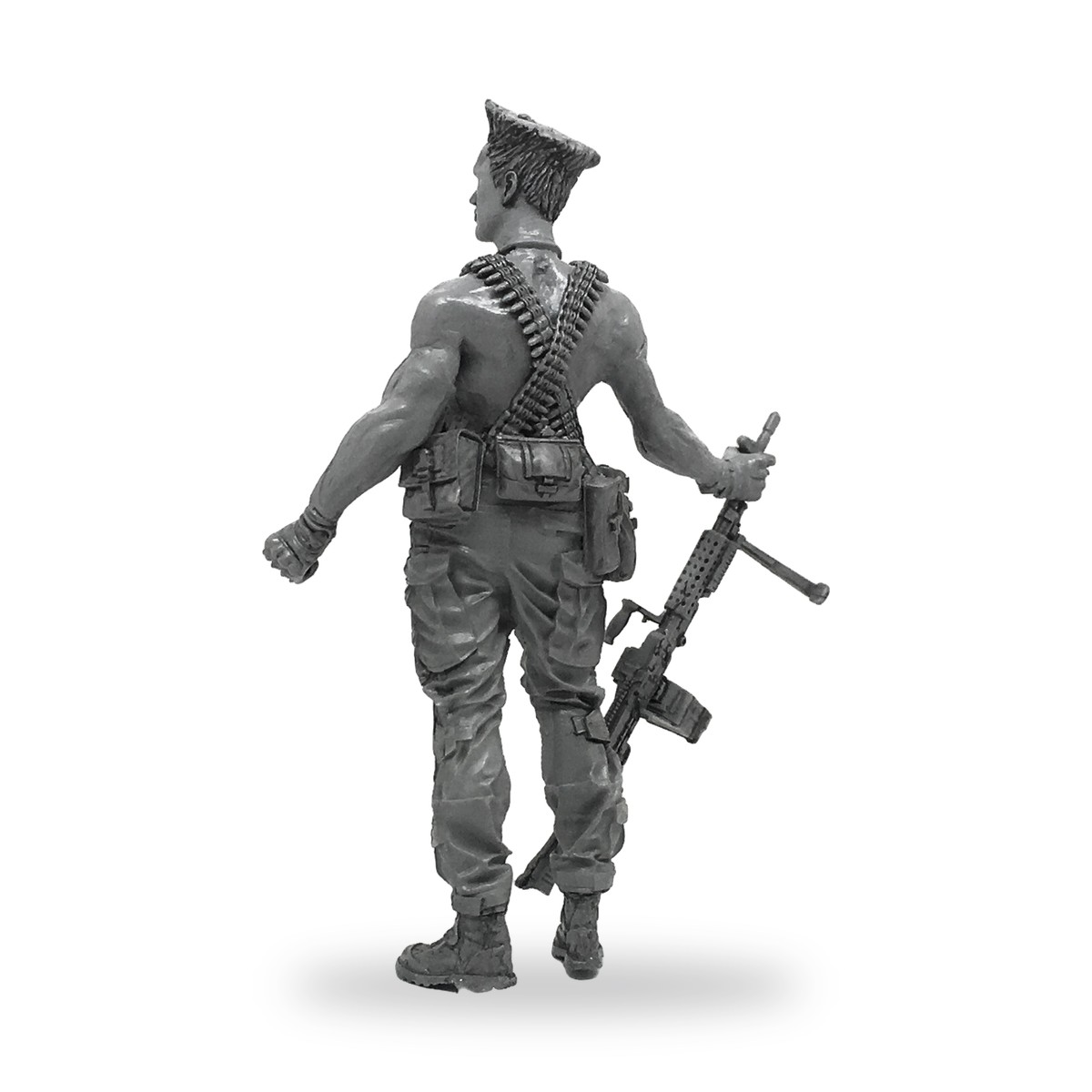 1/35 Modern Soldier Bandolier Ammo Machine Gun Resin Figure Kit - view 3