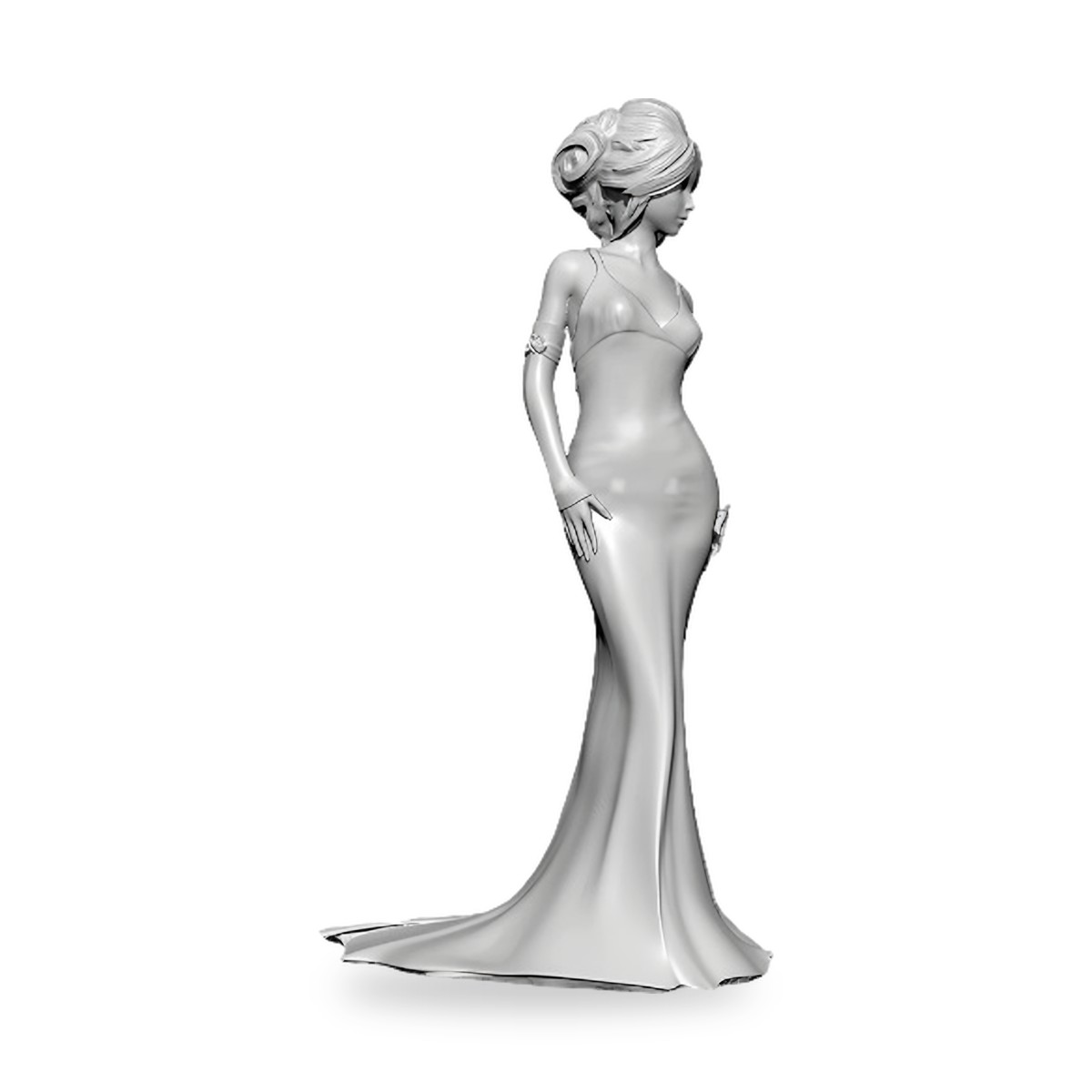 1/35 Pin-Up Beauty Queen Pageant Gown Resin Figure Kit - view 4