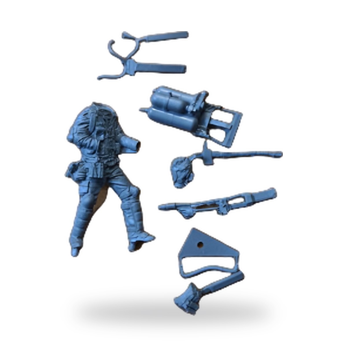 1/35 US Soldier Flamethrower Resin Figure Kit - view 3