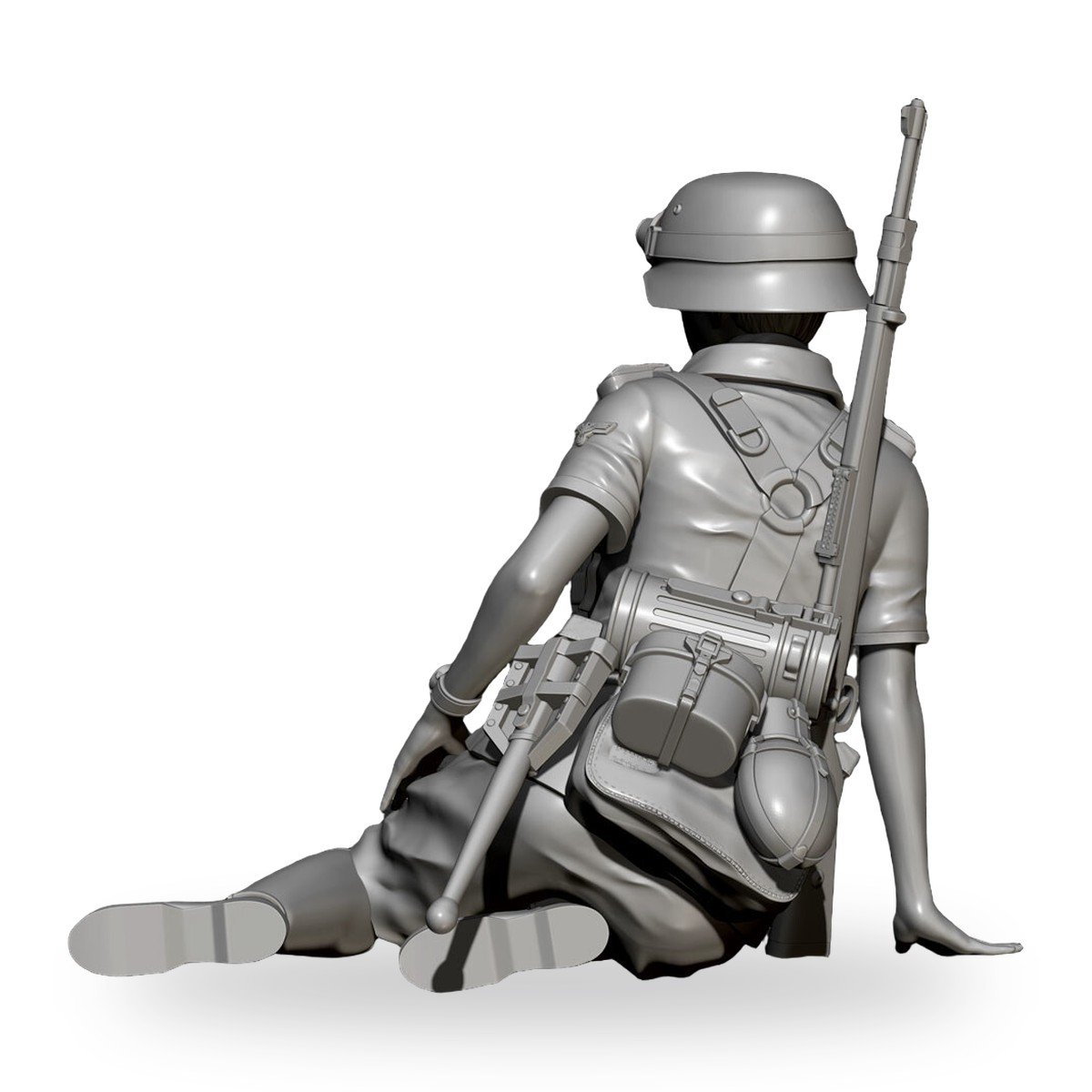 1/35 Safari Hunter Woman Resin Figure Kit - view 4
