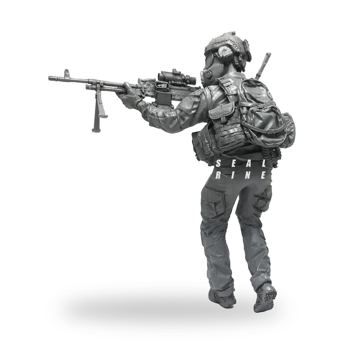 1/35 CBRN Machine Gun Soldier Resin Figure Kit - view 3