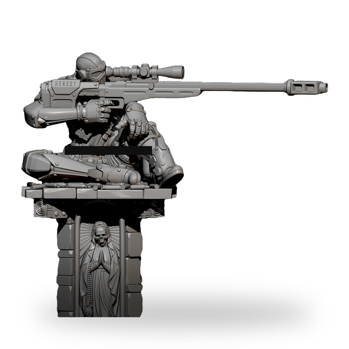 1/35 Modern Military Resin Figure Kit GK Sniper Character - view 2