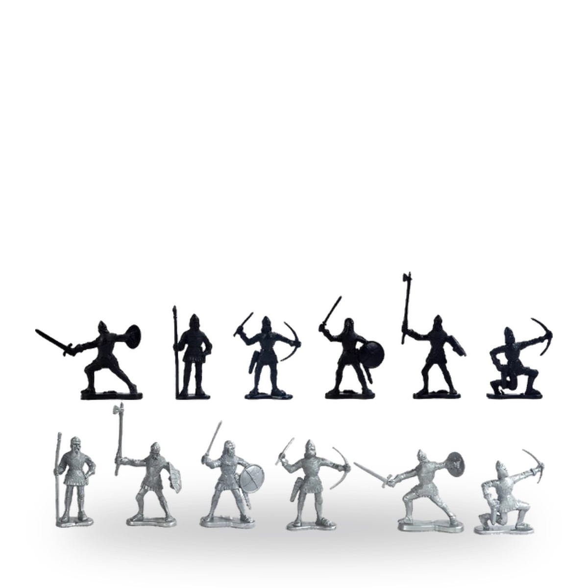 Medieval Knights Army Archer Plastic Miniature Model Kit Set - view 3