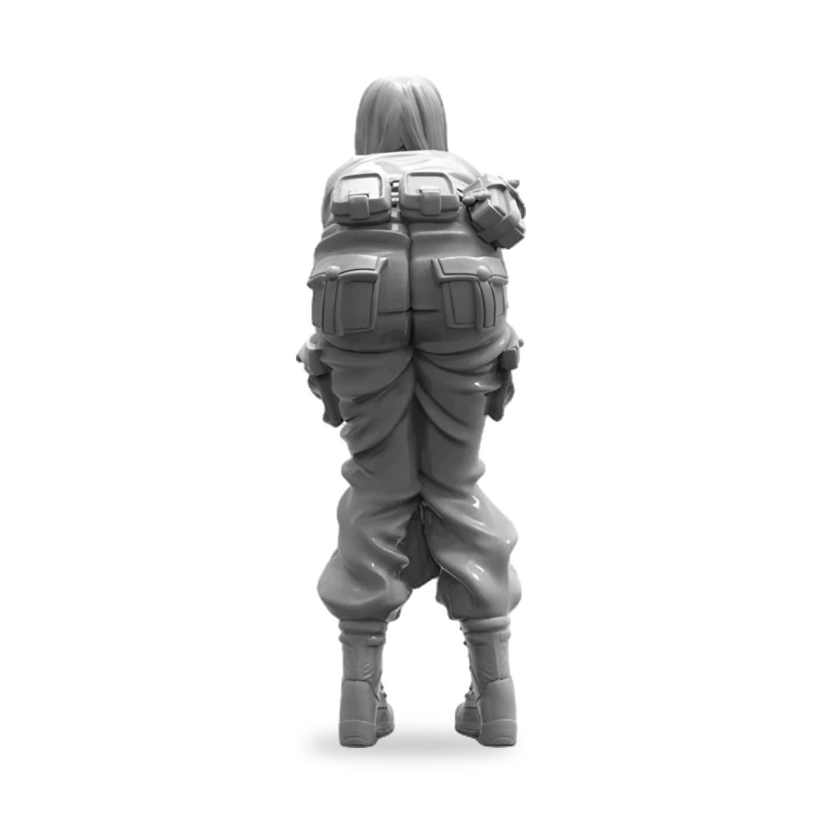 1/35 Female Militia Soldier Resin Figure Kit - view 4
