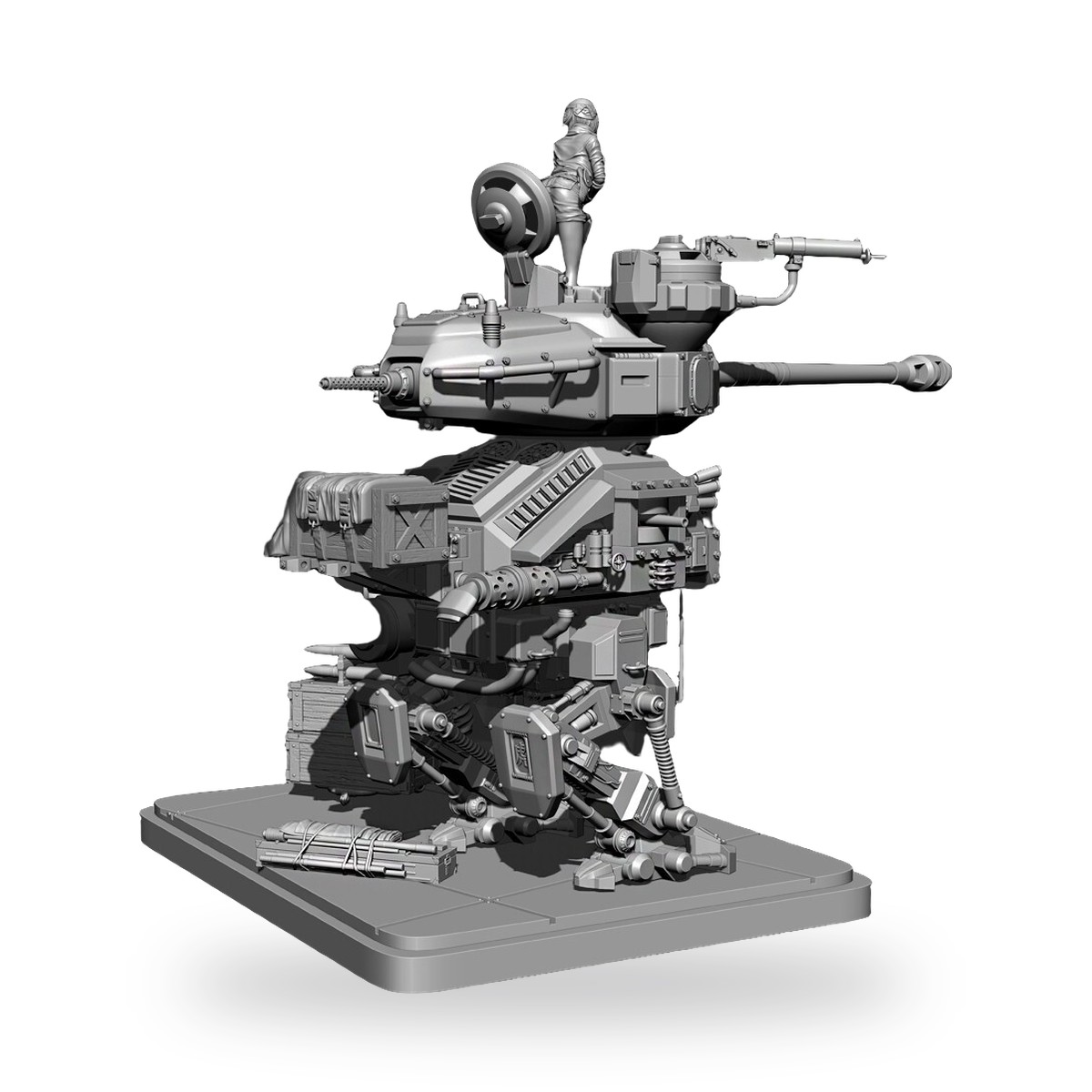 1/35 Modern Military Duo Resin Figure Kit Unpainted - view 3