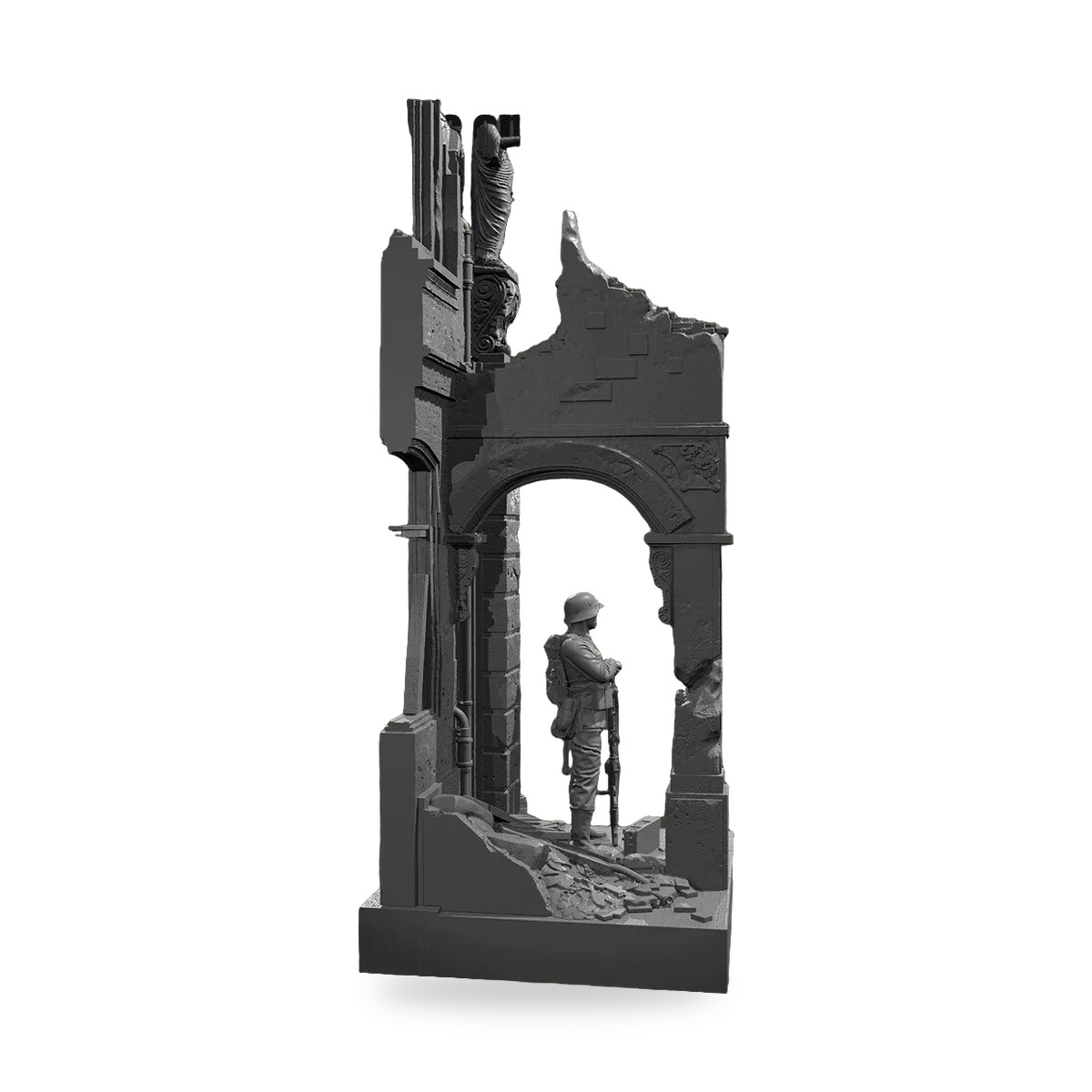 1/35 Warzone Platform Diorama Resin Figure Kit - view 4
