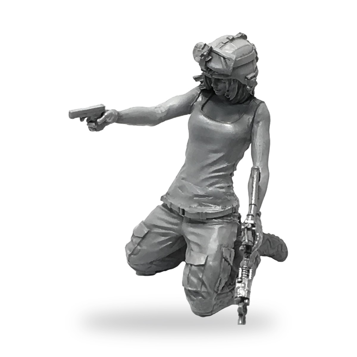 1/35 US Female Soldier Operation Crossfire Resin Figure Kit - view 4