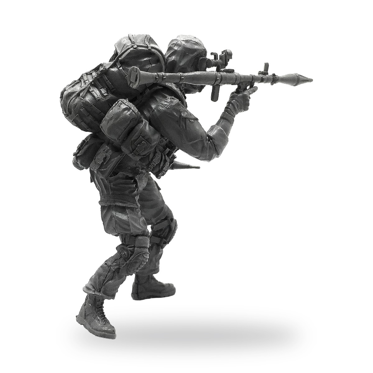1/35 Special Forces Soldier RPG Rocket Launcher Resin Figure Kit - view 3