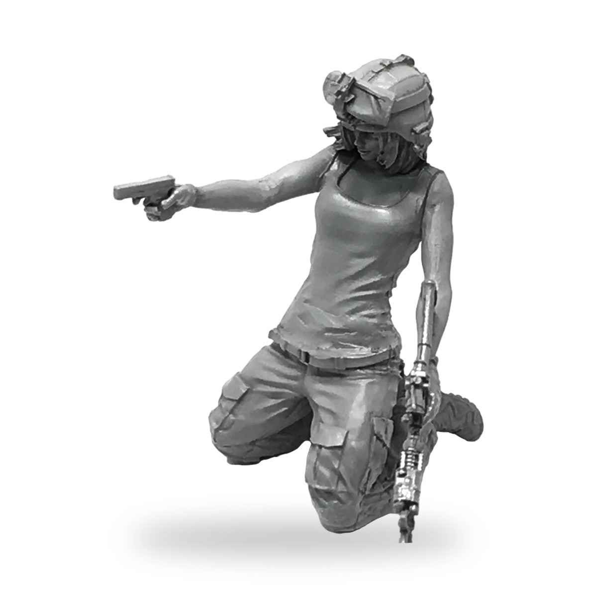 1/35 Female Soldier War Zone Ops Crossfire Resin Figure Kit - view 5