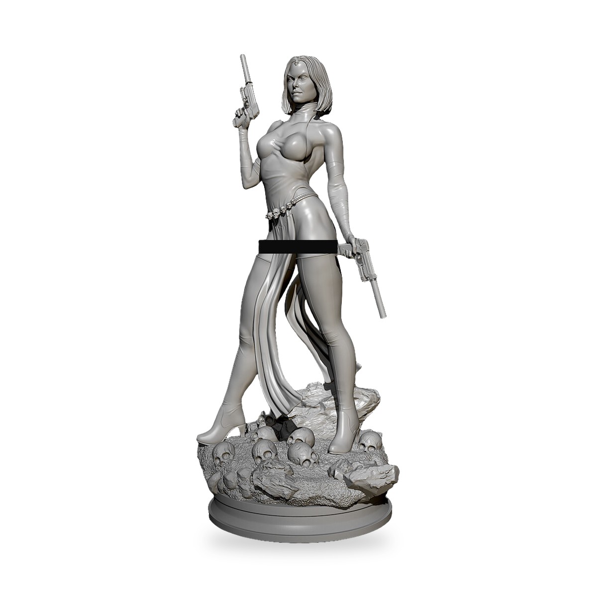 1/24 Female Assassin Spy Resin Figure Kit Unpainted - view 3