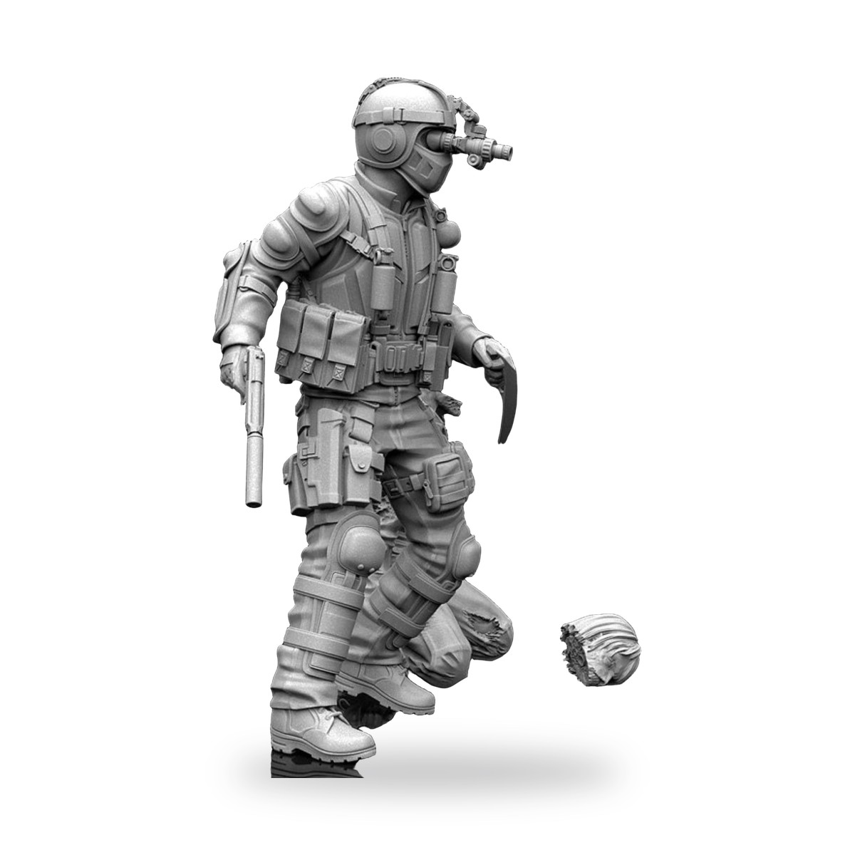 1/35 Modern Warfare Soldier Resin Figure Kit - view 3