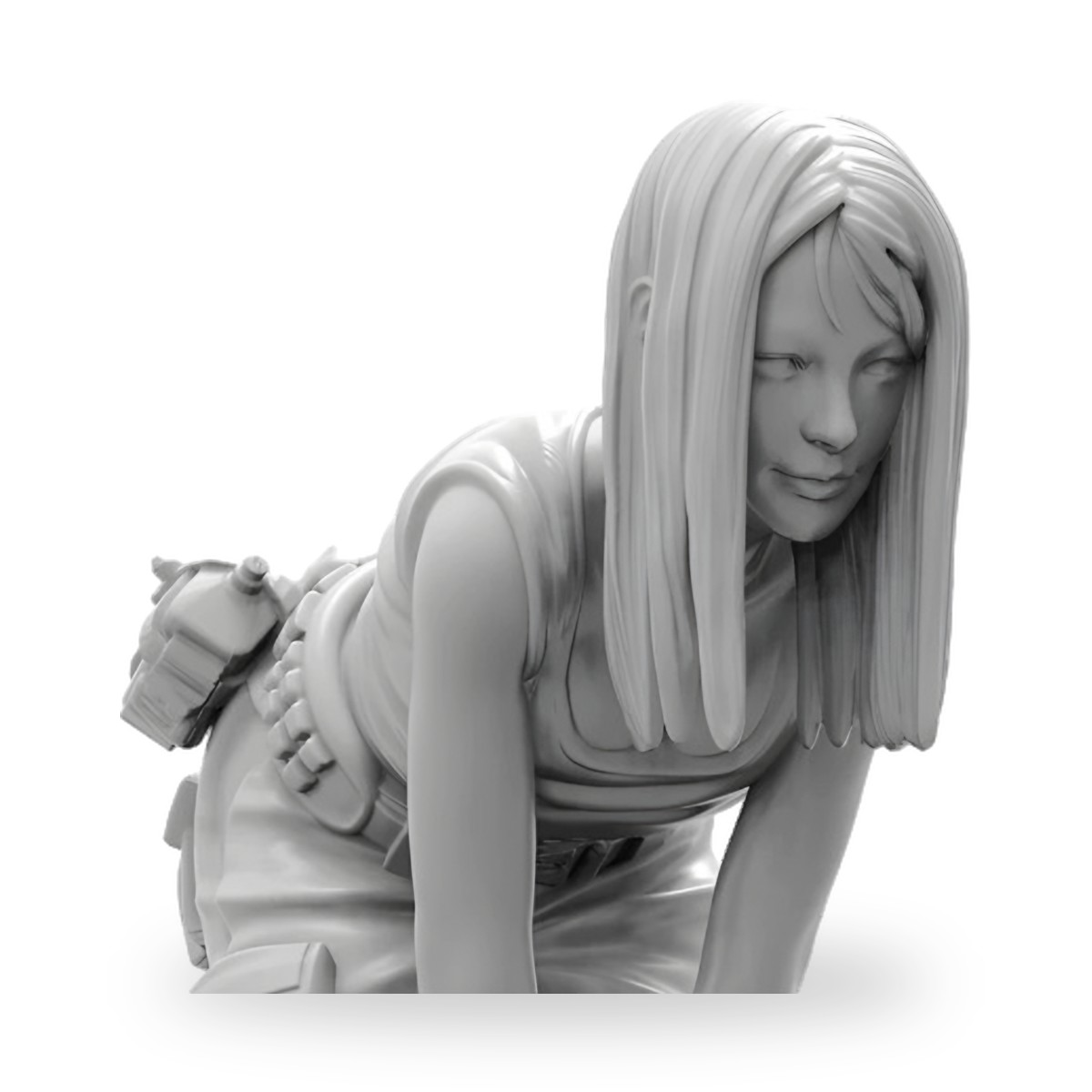 1/35 Female Militia Soldier Resin Figure Kit - view 5