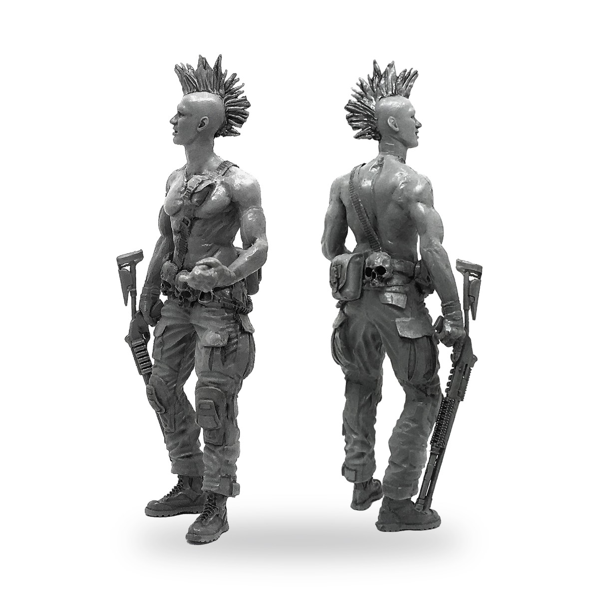1/35 Punk Armed Rebel Forces Rifle Resin Figure Kit - view 2
