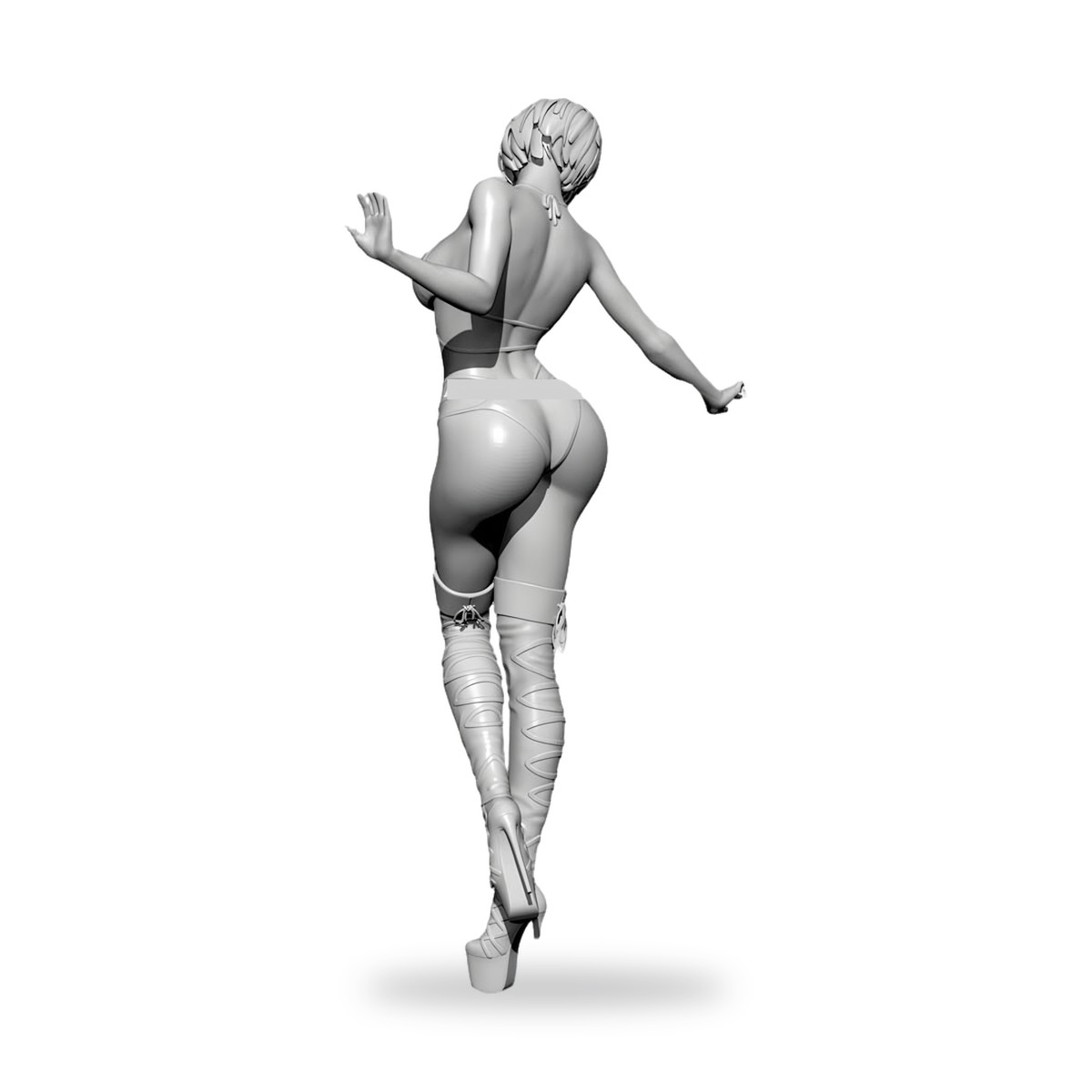 1/24 Pin-Up Female Swimsuit Resin Figure Kit - view 5