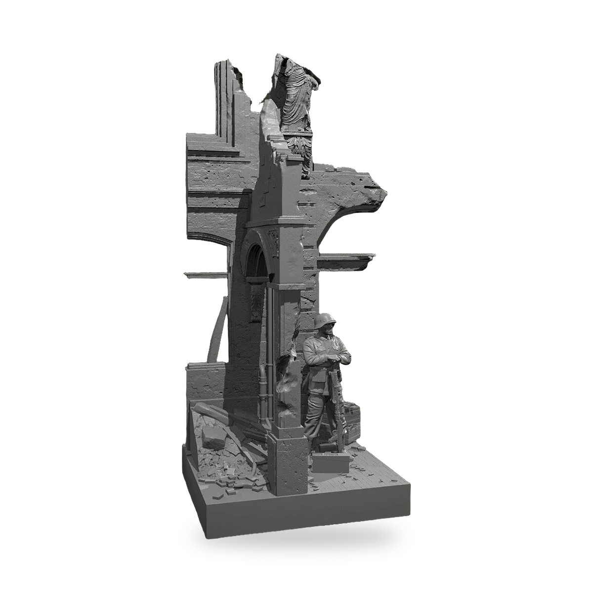 1/35 Warzone Platform Diorama Resin Figure Kit - view 6